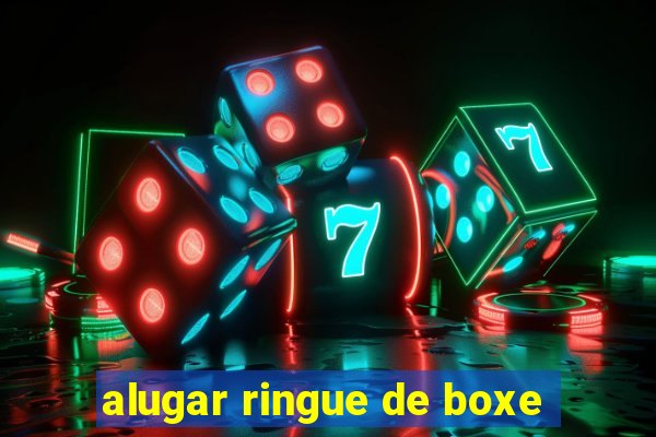 alugar ringue de boxe